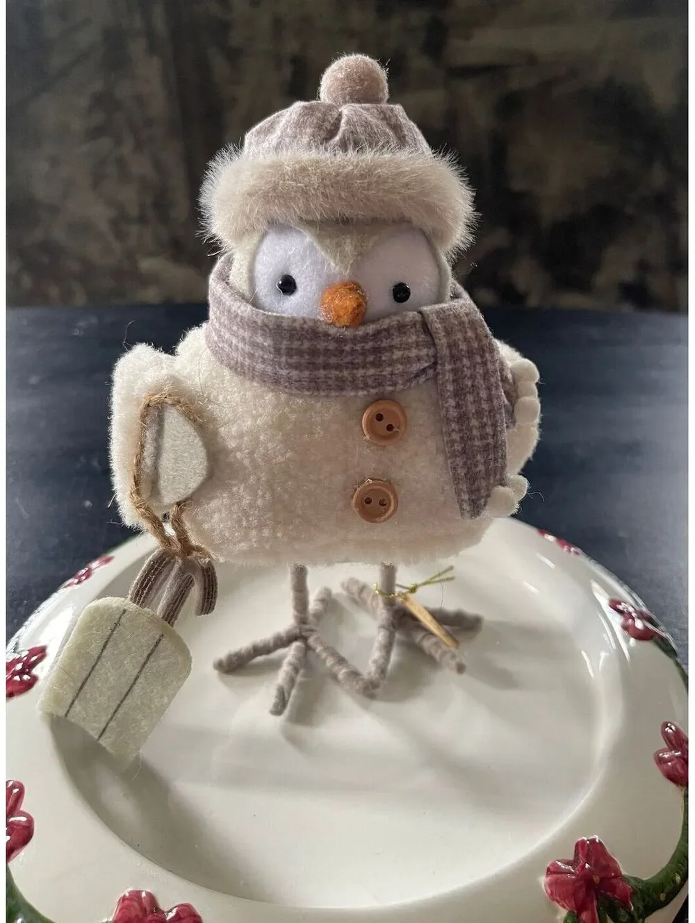 Kelkka 2025 Snowbird Figurine Winter Holiday Decor - Featherly Friends
